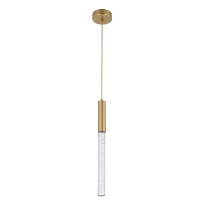 Pendente Moderno Led Nordecor Vanna Dourado 3000k Bivolt