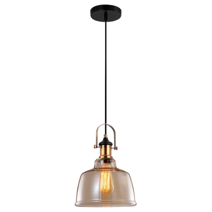 Pendente Vintage Soho Redondo Âmbar E27 Bivolt