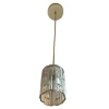 Pendente conhaque irregular dourado 60W 1x27 Blumenau