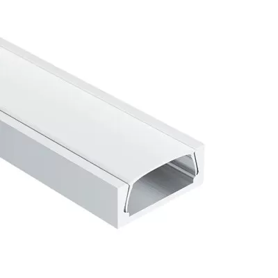 Perfil De Sobrepor Para Fita De Led Neon 6mm 3 Metros Branco