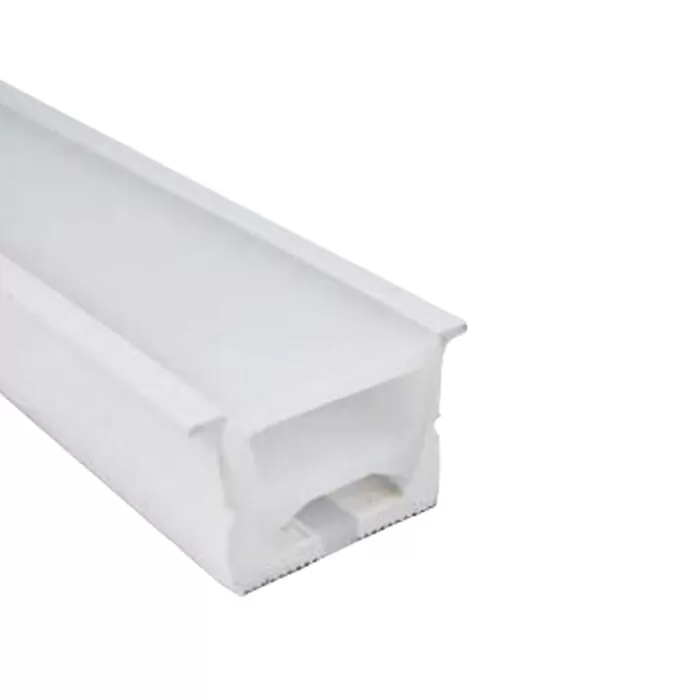 Perfil Flexivel Embutir 24X1420Mm Branco Pf-1802 Novo