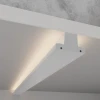 Perfil Line Decor Sobrepor Fita Led 3 Metros 65X36mm Branco