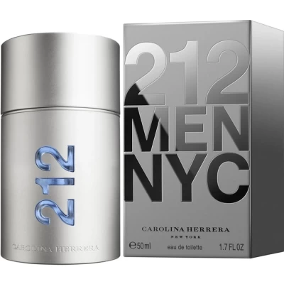 Perfume 212 Men Nyc Carolina Herrera Eua De Toilette 50ml