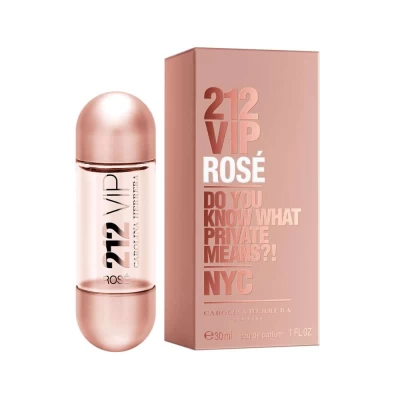 Perfume 212 VIP Rosé 30ML EAU de Parfum Carolina herrera