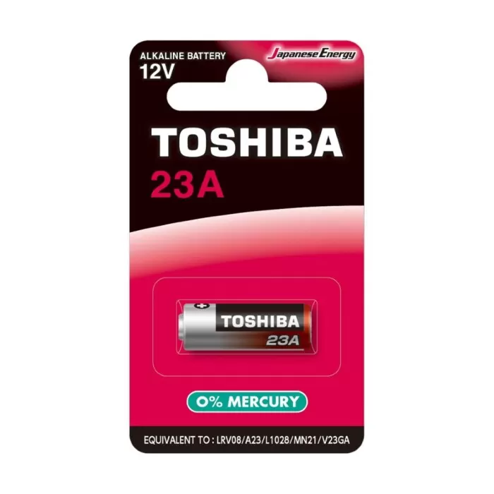 Pilha Alcalina 23A 12V Unidades Toshiba Novo