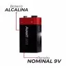 Pilha Bateria Alcalina 9V Avant 1 Unidade