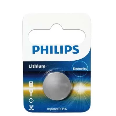 Pilha Botão Philips lítio 3v CR2032P5B/97