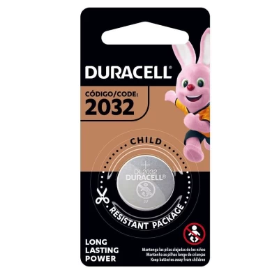 Pilha Moeda Litio CR2032 3V Duracell Unidade