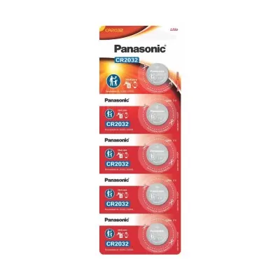 Pilha Panasonic Lithium Cr2032 3V Unidades Novo