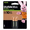 Pilha Recarregável AAA 900mAh Duracell 2 Unidades