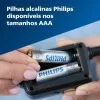 Pilhas Philips Alcalina Aaa 16 Unidades Lr03P16B/59 Novo