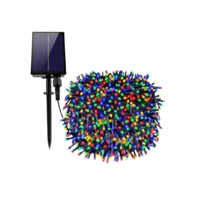 Pisca Pisca Com 500 Leds 50 Metros Energia Solar Colorido