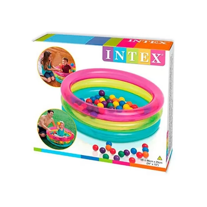 Piscina De Bolinha Multi-Color 48674 Intex Novo
