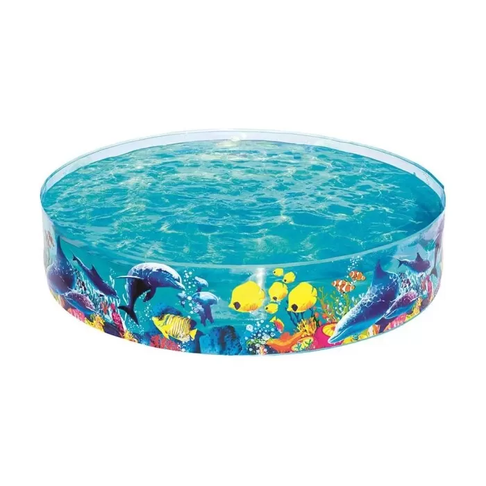 Piscina Infantil 946L Semi-rígida De Peixes Circular Bestway