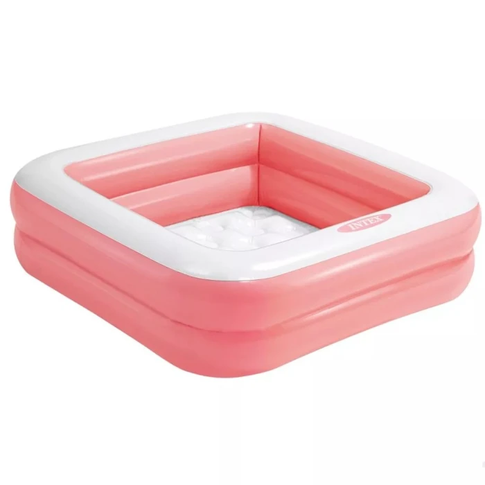 Piscina Inflável Infantil Soft 57 Litros Rosa Intex