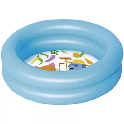 Piscina Inflável Kiddie 21L Azul Bel Novo