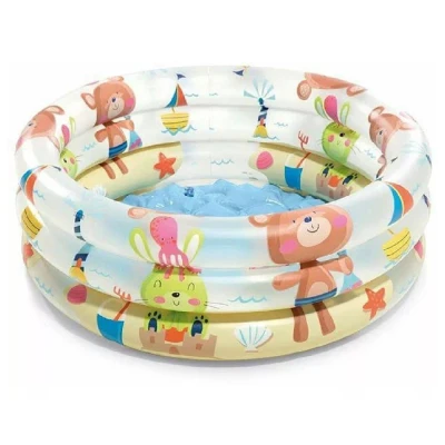 Piscina Inflável Redonda Infantil 28L Ursinho Intex