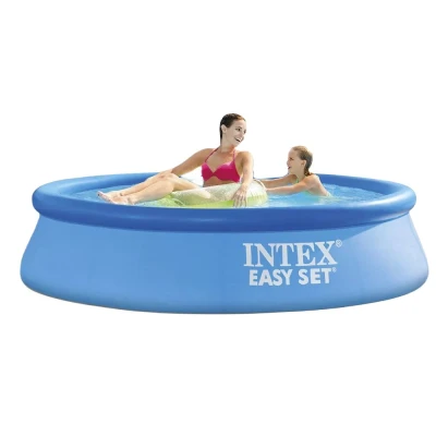 Piscina Inflável Redonda P/ Jardim Easy Azul 1.942L Intex