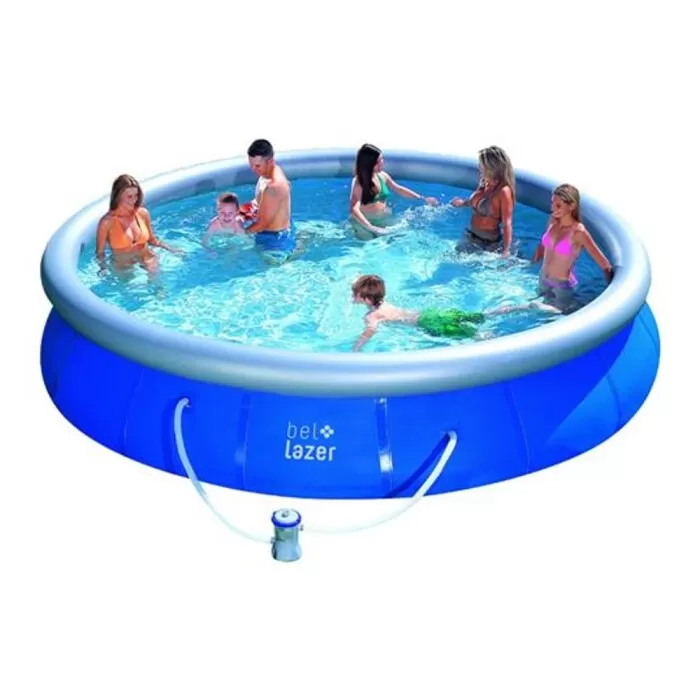 Piscina Inflável + Filtro e Cobertura 220V Belfix Novo