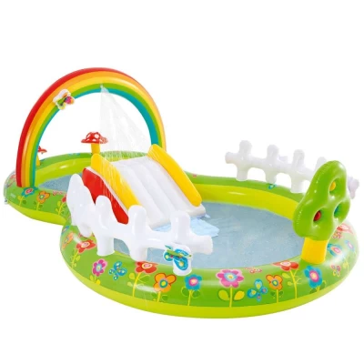 Piscina Inflável Playground Jardim Intex 2,9M x 1,8M x 1,4M