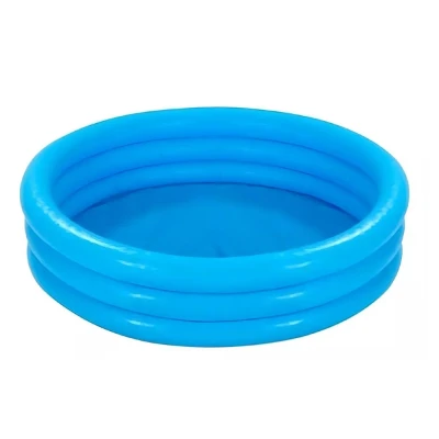 Piscina Redonda Inflável 330 Litros Cor Azul Cristal Intex