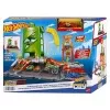 Pista De Hot Wheels City Com Posto De Combustivel Super