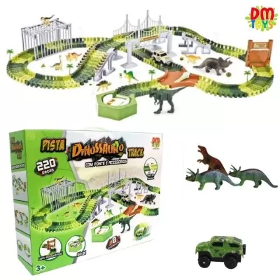 Pista Dinossauro Track Ponte E Acessórios Dmt6131 Novo