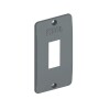 Placa De Condulete Para 1 Modulo 3/4 Cinza Inpol