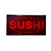 Placa De Led Letreiro Sinalização Luminoso Sushi 220v Preto