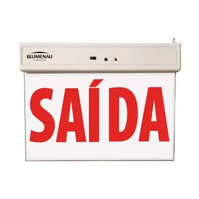 Placa De Saída Led 1 Face Vermelha Bivolt Blumenau Novo