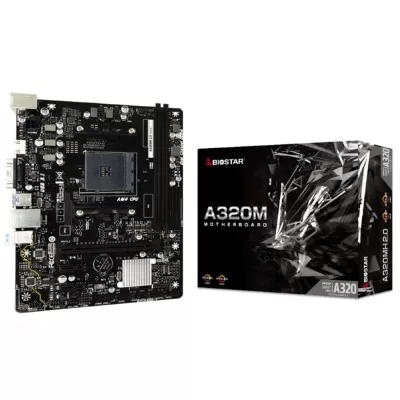 Placa Mãe A320M DDR4 Amd Lga Socket Am4 Novo