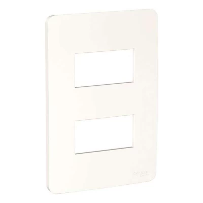 Placa Orion 4x2 para 2 Modulo Branco Schneider S730121004