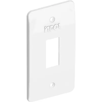 Placa Para 1 Tecla 3/4 Branco Inpol Novo