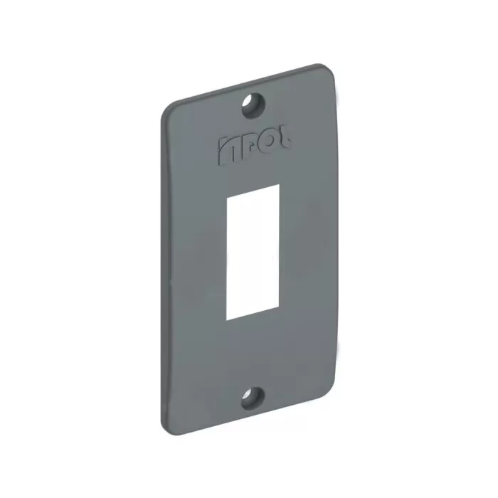 Placa Para 3 Teclas 3/4 Cinza Inpol Novo