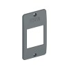Placa Para 2 Teclas 1/2-3/4 Cinza Inpol