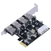 Placa Pci-e Com 4 Portas Usb 3.0 Pu30-4 Vinik P/ Computador