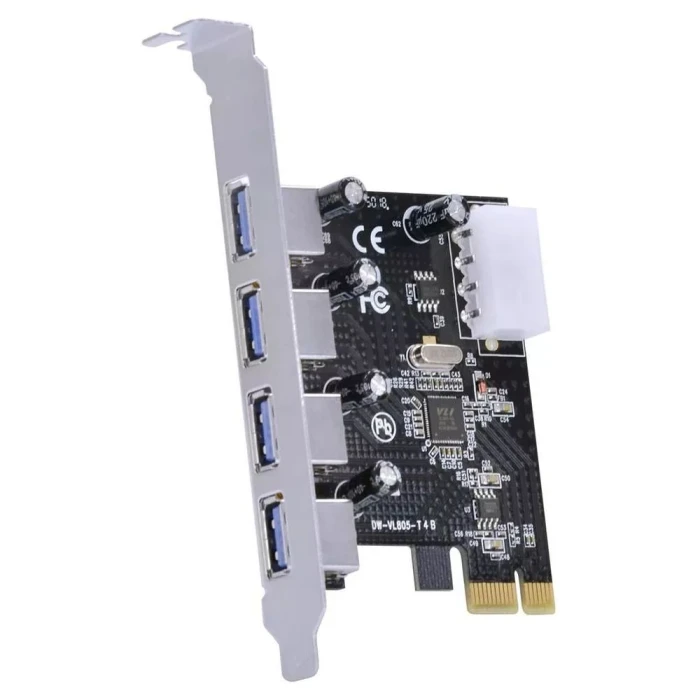 Placa Pci-e Com 4 Portas Usb 3.0 Pu30-4 Vinik P/ Computador