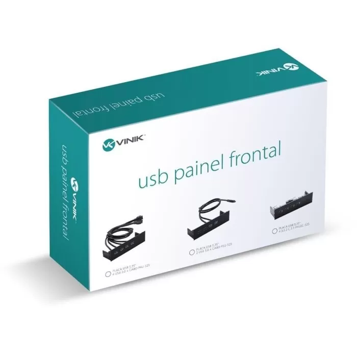 Placa Usb Frontal 5,25