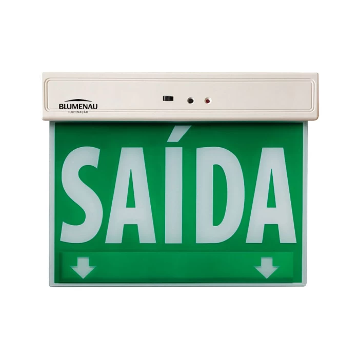 Placa de Saída Led Blumenau 1 Face 1W Verde Novo