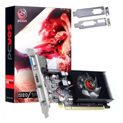 Placa de Vídeo PCYes AMD Radeon R5220 1GB 64Bits GDDR3