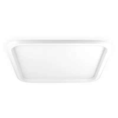 Plafon De Led Alva Quadrado 32W 6500K Bivolt Branco Blumenau