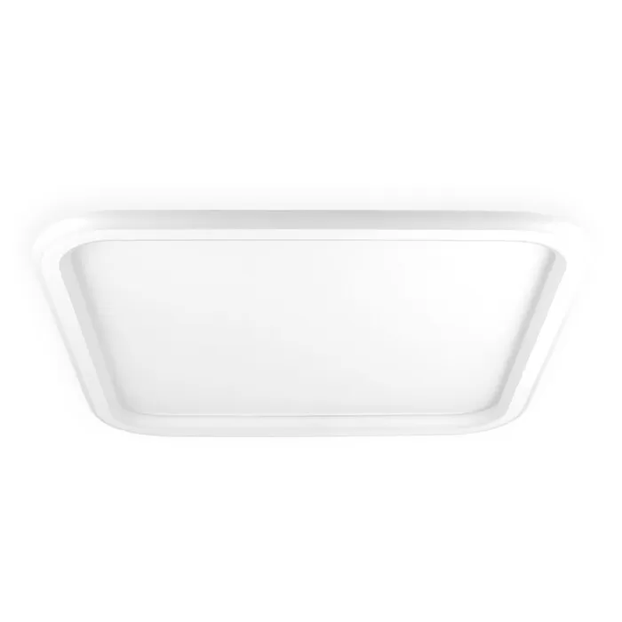 Plafon De Led Alva Quadrado 32W 6500K Bivolt Branco Blumenau