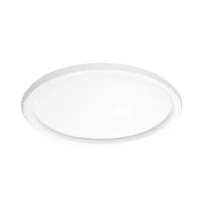 Plafon De Led Alva Redondo 32W 6500K Bivolt Branco Blumenau