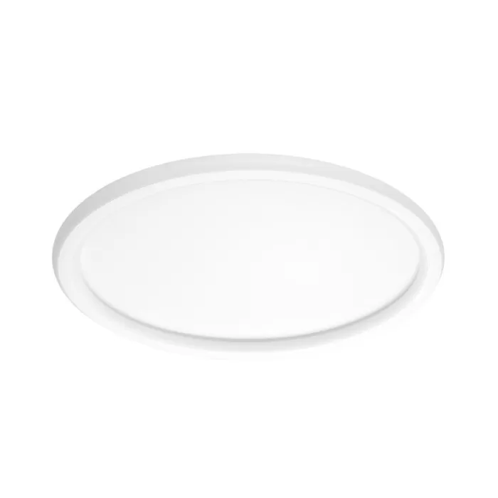 Plafon De Led Alva Redondo 32W 6500K Bivolt Branco Blumenau