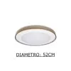 Plafon De Led Dubai 520 Redondo 36W 3 Cor 3000/4000/6000K