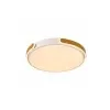 Plafon De Led Kappa 48W 3000K Branco E Dourado Astraled