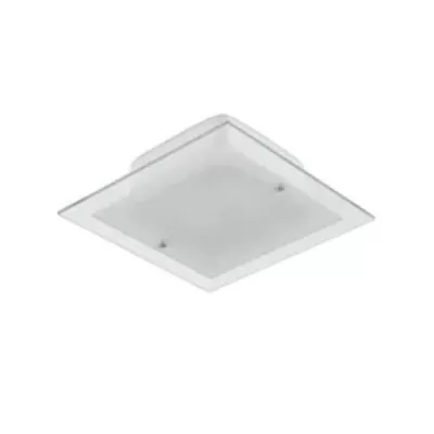 Plafon De Led Plana Flex Quadrado Pérola 24W 6500K 40cm