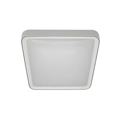 Plafon De Led Seny Quadrado 50cm 35W 3000K Branco Nordecor