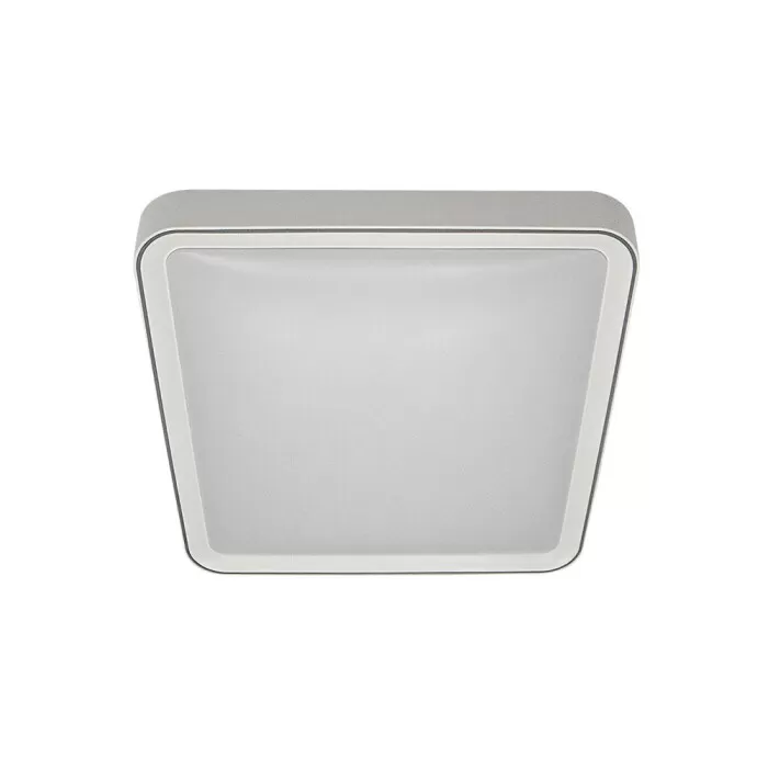 Plafon De Led Seny Quadrado 50cm 35W 3000K Branco Nordecor