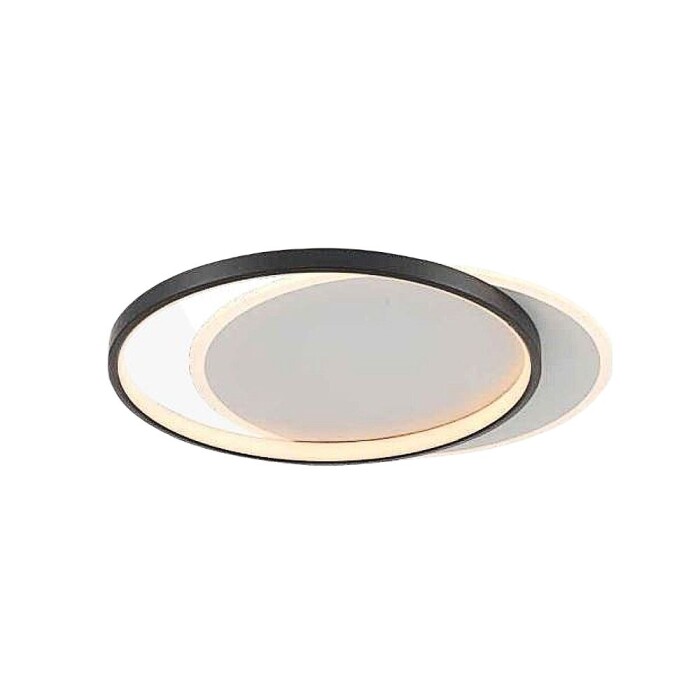 Plafon De Led Wexo 47W 3000K 50cm Preto P-9938 Astraled